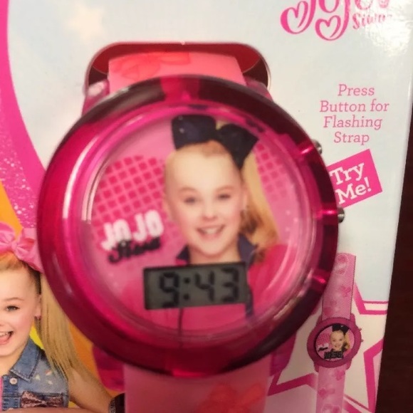 JoJo Siwa Accessories Jojo Siwa Flashing Strap Lights Watch Lcd